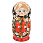 Матрешка "Клубника" 5 мест, фотография 2. Интернет-магазин ЛАВКА ПОДАРКОВ