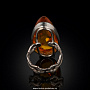 Кольцо с янтарем 9,26 гр. Серебро 925*, фотография 3. Интернет-магазин ЛАВКА ПОДАРКОВ