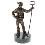 10619/15,5см Бронза скульптура "Молодой металлург" большой