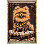 300828-НП-Картина Янтарная "ШПИЦ" 60*40 см