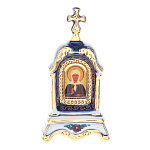 0062402 Гжель КИОТ"Матрона Московская"настольный выс.10смК10