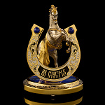 Лошадь Символ 2026 года. Подкова "На счастье". Златоуст