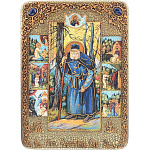 0050751/21*29см Икона подарочная"Серафим Саровский"мор.дуб (RTI-642-3.mn)