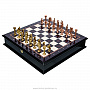 Подарочные шахматы с латунными фигурами "Римляне" 48х48 см, фотография 1. Интернет-магазин ЛАВКА ПОДАРКОВ