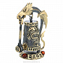 Статуэтка с янтарем "Гонг Дракон", фотография 2. Интернет-магазин ЛАВКА ПОДАРКОВ