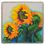 /0813 ПАННО настенное 20*20см (керамика, дерево)