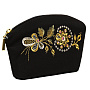Косметичка "Заря". Черная с вышивкой, фотография 6. Интернет-магазин ЛАВКА ПОДАРКОВ