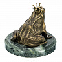 Бронзовая статуэтка "Лягушка-царевна", фотография 3. Интернет-магазин ЛАВКА ПОДАРКОВ