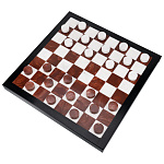 Шашки подарочные из натурального камня 34х34 см