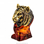 Статуэтка с янтарем "Бюст тигра", фотография 2. Интернет-магазин ЛАВКА ПОДАРКОВ