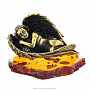 Статуэтка с янтарем "Ангел спящий" (коньячный), фотография 3. Интернет-магазин ЛАВКА ПОДАРКОВ