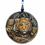 Елочное украшение шар "Тигрица с тигрятами", фотография 1. Интернет-магазин ЛАВКА ПОДАРКОВ