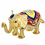 Шкатулка "Слон". Традиции Фаберже, фотография 1. Интернет-магазин ЛАВКА ПОДАРКОВ