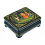 Шкатулка с художественной росписью "В лесу", фотография 1. Интернет-магазин ЛАВКА ПОДАРКОВ