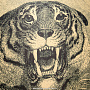 Картина с сусальным золотом "Тигр", фотография 3. Интернет-магазин ЛАВКА ПОДАРКОВ