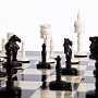 Шахматы с фигурами из кости 48х48 см, фотография 5. Интернет-магазин ЛАВКА ПОДАРКОВ