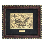 /17*22см Офорт черно-белый "Авиация. Т-50"  