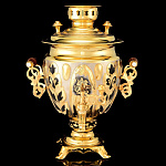 11189 Златоуст Самовар "ГЕОРГИЙ ПОБЕДОНОСЕЦ" (3 литра)