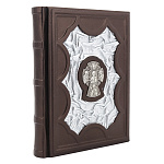 0065302 КНИГА "ГРАД МОСКВА - СВЯТОЙ АФОН" кожа