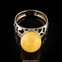 Кольцо с янтарем (серебро 925*) 3,29 гр., фотография 3. Интернет-магазин ЛАВКА ПОДАРКОВ