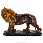 Скульптура из янтаря "Лев", фотография 5. Интернет-магазин ЛАВКА ПОДАРКОВ