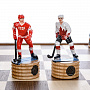 Шахматы деревянные с металлическими фигурами "Хоккей. СССР-Канада", фотография 7. Интернет-магазин ЛАВКА ПОДАРКОВ