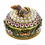 Шкатулка "Пчела на ветке" (традиции Фаберже), фотография 1. Интернет-магазин ЛАВКА ПОДАРКОВ