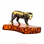 Статуэтка с янтарем "Тигр идущий", фотография 2. Интернет-магазин ЛАВКА ПОДАРКОВ
