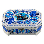 Шкатулка "Тройка". Хохлома