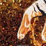 Картина янтарная "Тигр" 70х100 см, фотография 8. Интернет-магазин ЛАВКА ПОДАРКОВ