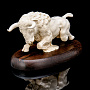 Скульптура из бивня мамонта "Свирепый бык", фотография 2. Интернет-магазин ЛАВКА ПОДАРКОВ