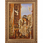 Картина янтарная "Ангелочек" 60x40 см
