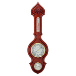 /М74 б МЕТЕОСТАНЦИЯ настенная "Барометр" Нат.дерево  (4501)