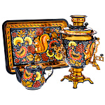 0069813 Хохлома САМОВАР эллектрический 3л Желудь  "БЕЛКА" 