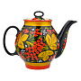 Чайник заварочный 0,5 л с росписью "Ягодки". Хохлома, фотография 5. Интернет-магазин ЛАВКА ПОДАРКОВ