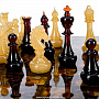 Шахматы-шашки с фигурами из янтаря "Амбассадор" 32х32 см, фотография 9. Интернет-магазин ЛАВКА ПОДАРКОВ