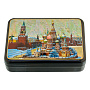 Шкатулка с художественной росписью "Москва. Зима", фотография 4. Интернет-магазин ЛАВКА ПОДАРКОВ
