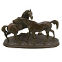 Скульптура из бронзы "Лошади. Нежность", фотография 1. Интернет-магазин ЛАВКА ПОДАРКОВ