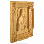Деревянная резная икона "Святая Мария" 28х22 см, фотография 2. Интернет-магазин ЛАВКА ПОДАРКОВ