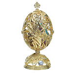 Традиции ФАБЕРЖЕ Сувенир ЯЙЦО РЕЗНОЕ Е09-12А-14