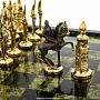 Шахматы из камня с бронзовыми фигурами "Русские" 32х32 см, фотография 4. Интернет-магазин ЛАВКА ПОДАРКОВ