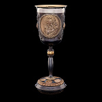 0053624 КУБОК "Императорский"  с камнями позолота