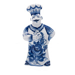 0064699 Гжель Солонка "Поваренок""  Авт. Алехина Г.