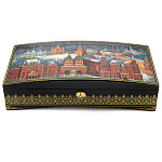 0068085 Лаковая миниатюра Шкатулка с ключами  " Москва"