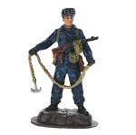 0042559-цвет Ол.миниатюра Серия ВОВ "Горный стрелок РККА с веревкой" арт.1182