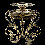 3531 Златоуст КОНФЕТНИЦА двухярусная на ножках.. в ПУ