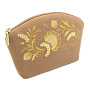 Косметичка "Серенада". Бежевая с вышивкой, фотография 6. Интернет-магазин ЛАВКА ПОДАРКОВ
