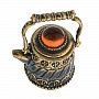Наперсток с янтарем "Чайник", фотография 1. Интернет-магазин ЛАВКА ПОДАРКОВ