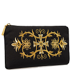 -2000356944773 Очечник "Православие" атлас (креп) Разм. 10*19*2 Мод. 249-1 Рис. 428 п.х.с. РН