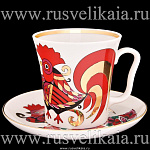 0024347/81.25772.00.1 ЛФЗ БОКАЛ+БЛЮД. Ленинградский 360ml "Красный петух"НШ ТЛ1